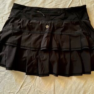Lululemon Black Athletic Skirt